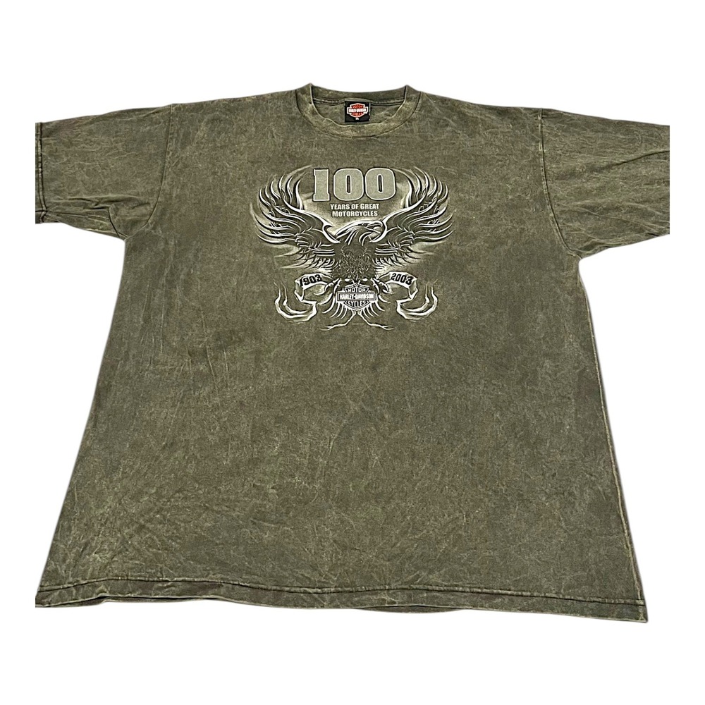 Harley Davidson Shirt Mens XL Grey Motorcycle Rider Biker‎ Iron Valley Manheim